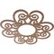 Ekena Millwork Cohen Wood Fretwork Pierced Ceiling Medallion, Walnut, 32"OD x 11"ID x 1/4"T CMWP32X32X0250COWA - alternate 5